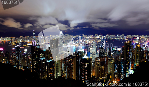 Image of Hong Kong at night