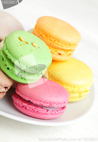 Image of colorful macaron