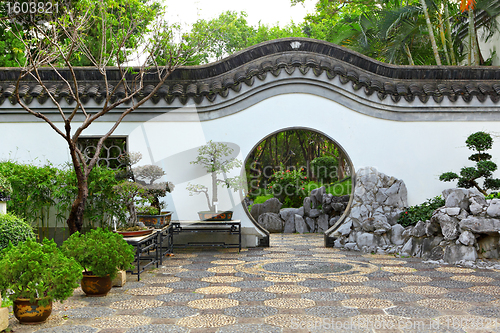 Image of garden in chinese style