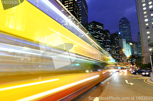 Image of urban city night traffic