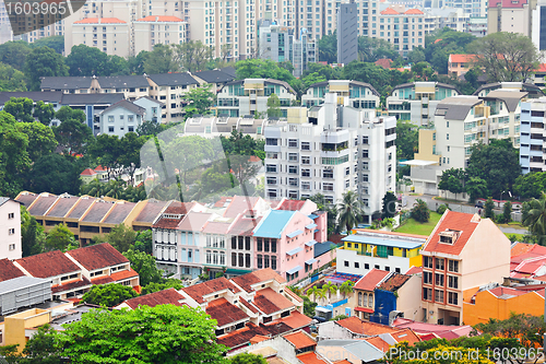 Image of residential downtown in Singapore