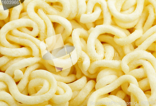 Image of instant noodle close up