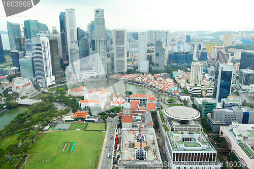 Image of Singapore business district