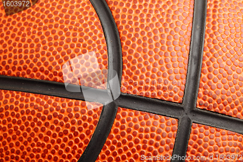 Image of basketball texture