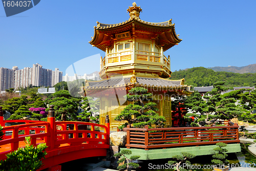 Image of Chinese garden pavilion
