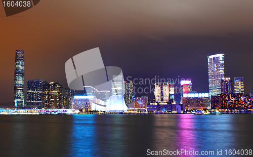 Image of kowloon at night