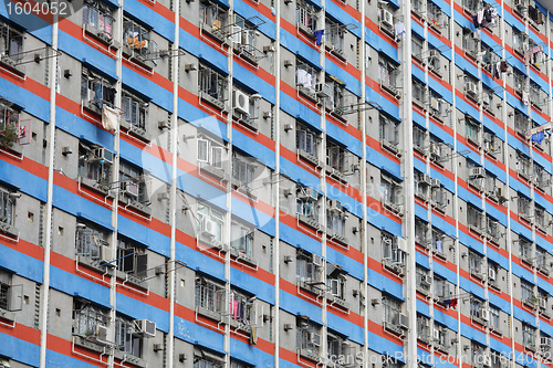 Image of public apartment block in Hong Kong