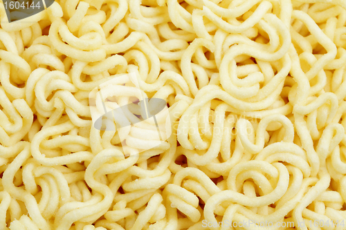 Image of instant noodle close up