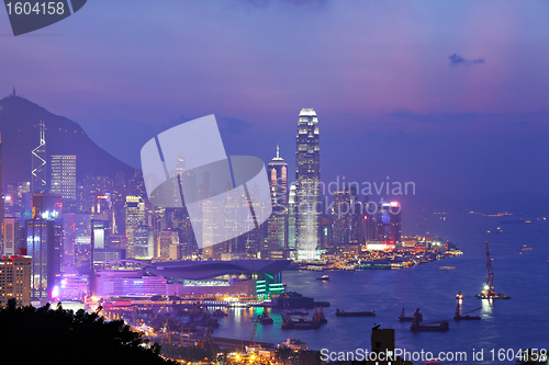 Image of Hong Kong at night