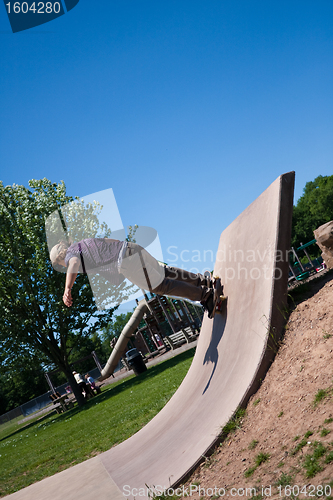 Image of Skate Park Concrete Skate Ramp