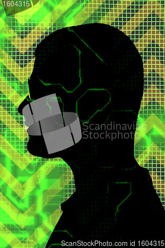 Image of Digital Man Silhouette