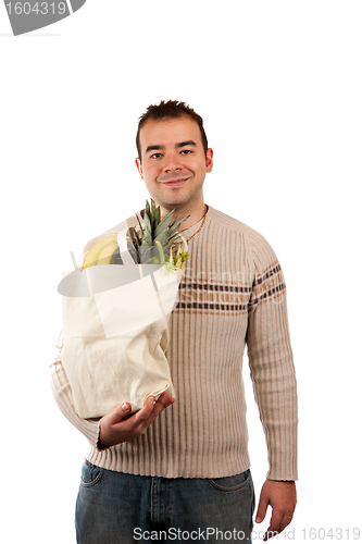 Image of Male Grocery Shopper