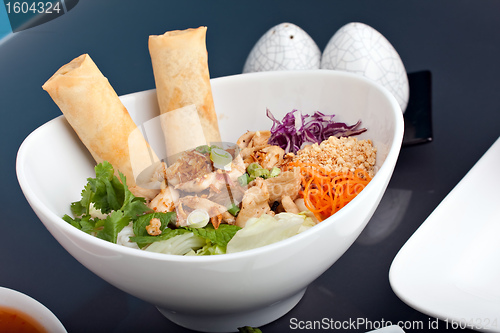 Image of Thai Salad and Spring Rolls