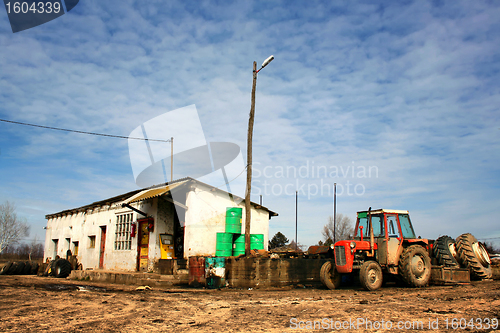 Image of Rural gas station