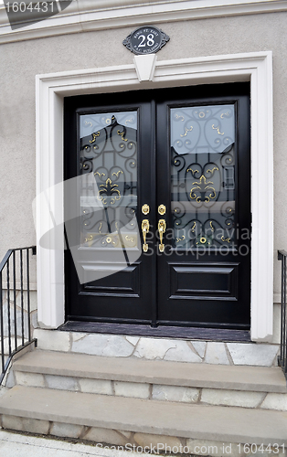 Image of Modern entrance door.