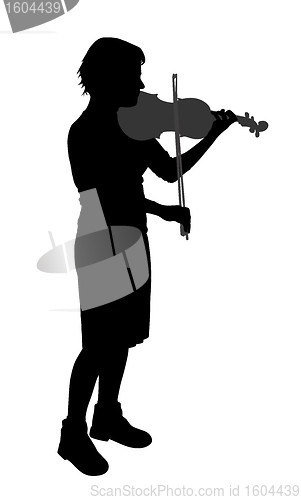 Image of Female violinist
