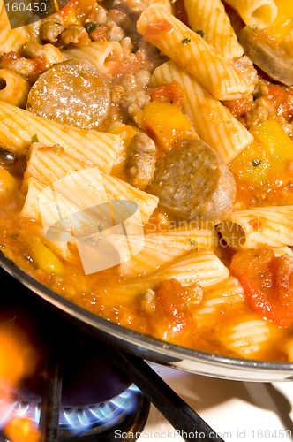 Image of sausage and rigatoni