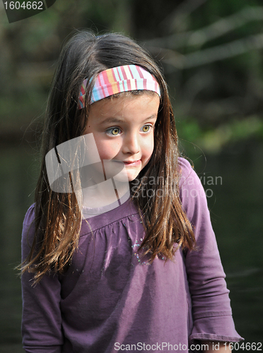 Image of terrified little girl