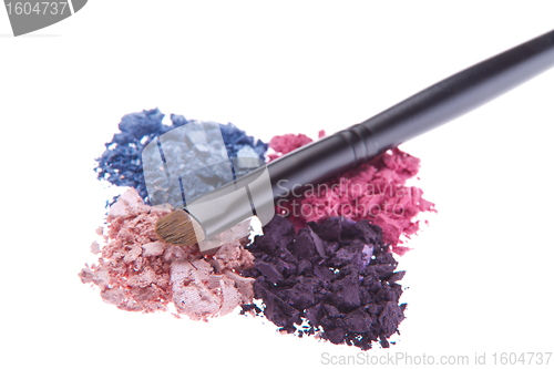 Image of crushed eyeshadows