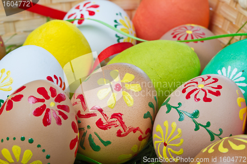 Image of painted easter eggs