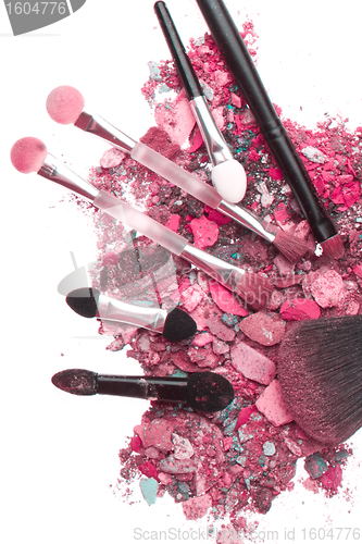 Image of crushed eyeshadows