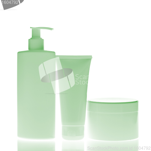 Image of cosmetic bottles