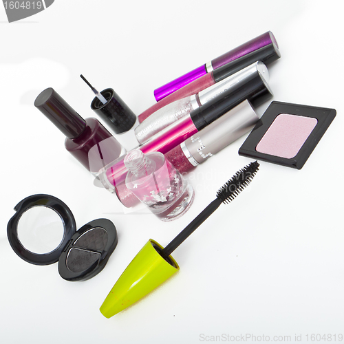 Image of collection of make-up