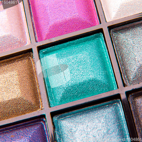 Image of colorful eyeshadows
