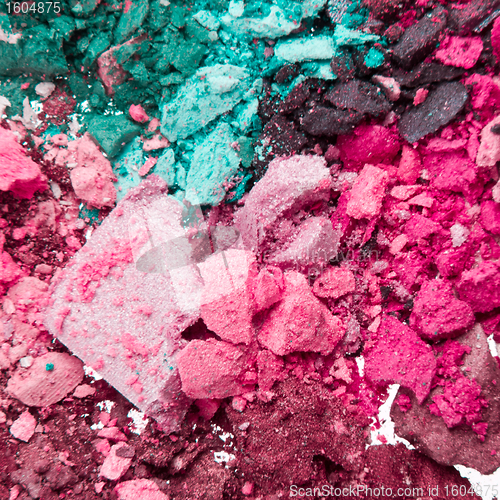 Image of crushed eyeshadows