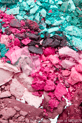 Image of crushed eyeshadows