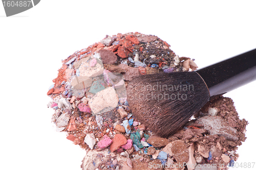 Image of crushed eyeshadows