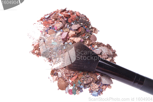 Image of crushed eyeshadows