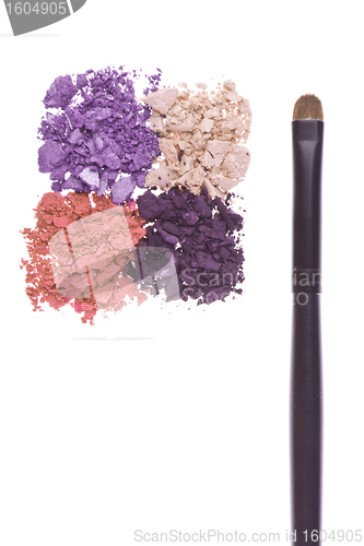 Image of crushed eyeshadows