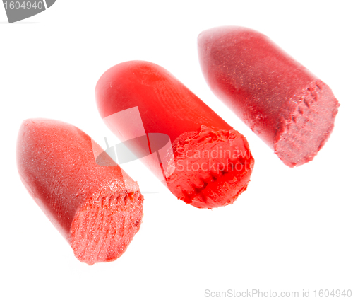 Image of scraps of lipstick