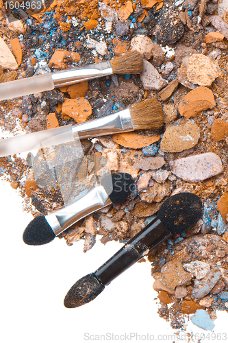 Image of crushed eyeshadows