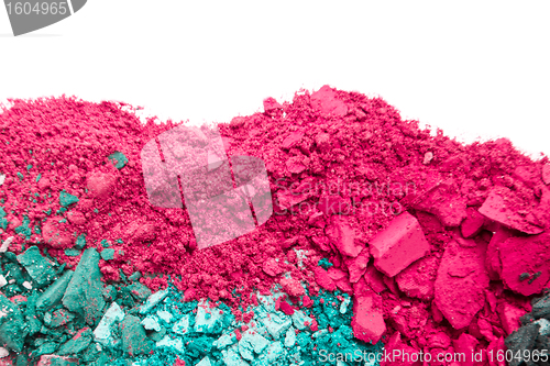 Image of crushed eyeshadows