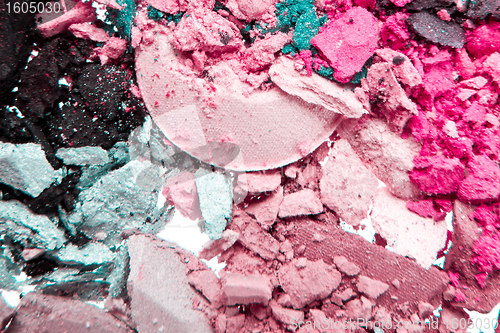 Image of crushed eyeshadows