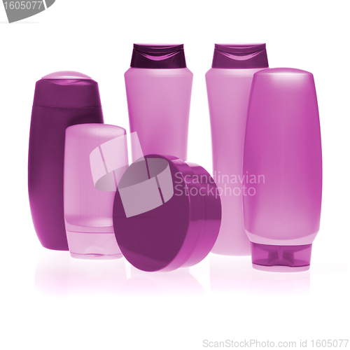 Image of cosmetic bottles