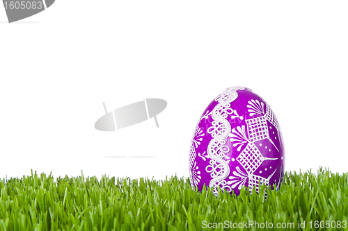 Image of easter egg in grass