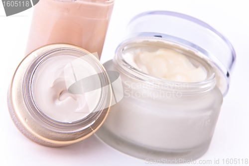 Image of creams and makeup