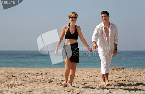 Image of Couple on the beach