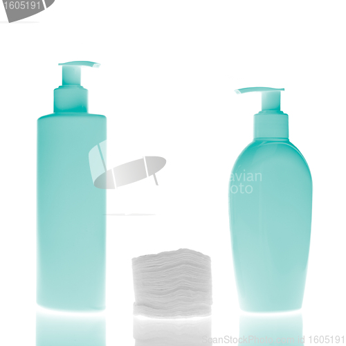 Image of cosmetic bottles