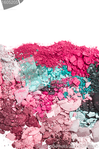 Image of crushed eyeshadows