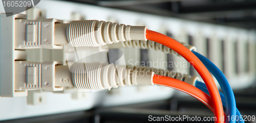 Image of optic fiber hub