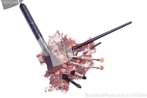 Image of crushed eyeshadows