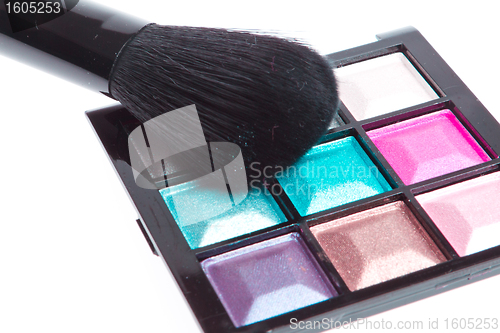 Image of compact eyeshadows