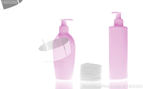 Image of cosmetic bottles