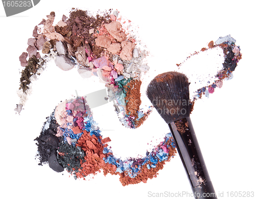 Image of crushed eyeshadows