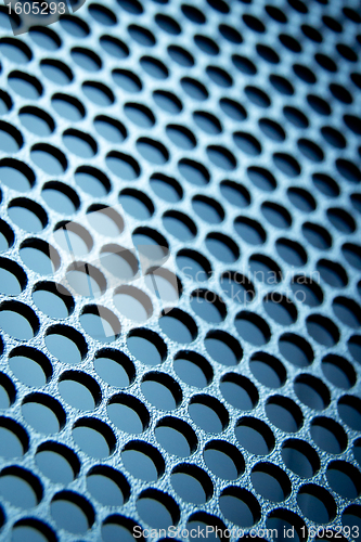 Image of abstract metallic grid