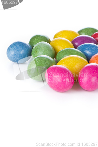 Image of easter eggs isolated